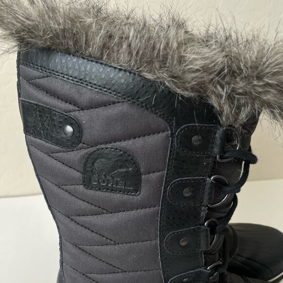 SOREL Tofino II Waterproof Winter Snow Boots black grey 8 - Picture 12 of 14